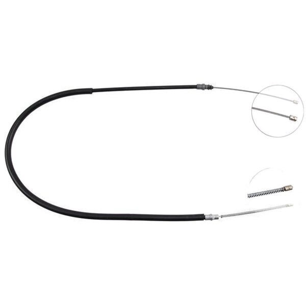 Parking brake cable 1,465 mm drum brake A.B.S. for RENAULT RAPID and others