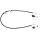Parking brake cable 1,710 mm disc brake A.B.S. for e.g. MAZDA 626