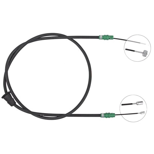 Parking brake cable 1,930 mm disc brake A.B.S. for CHRYSLER VOYAGER