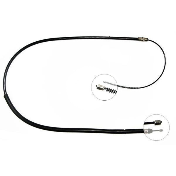 Parking brake cable 1,435 mm drum brake A.B.S. for RENAULT TWINGO and others