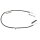 Parking brake cable 1,657 mm disc brake A.B.S. for e.g. MAZDA 626