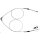 Parking brake cable 2.447 mm A.B.S. for OPEL KADETT and others