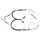 Parking brake cable 1,550 mm disc brake A.B.S. for e.g. OPEL OMEGA