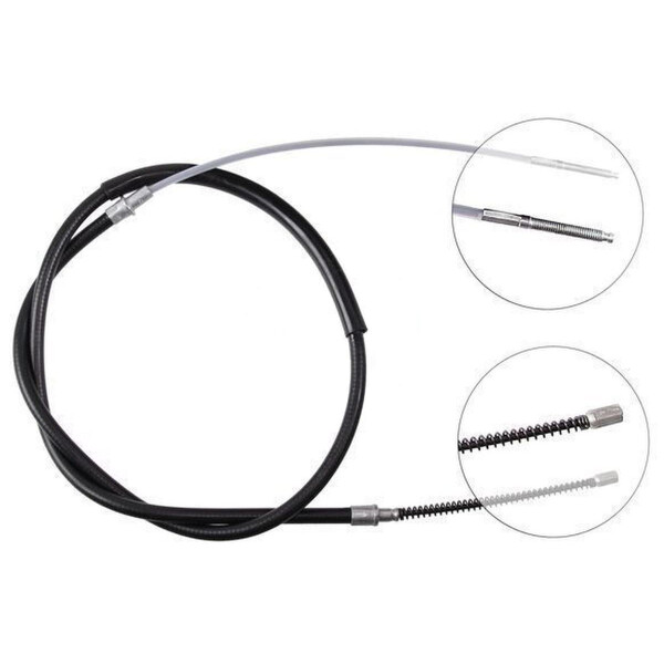 Parking brake cable 1,570 mm drum brake A.B.S. suitable for VW JETTA