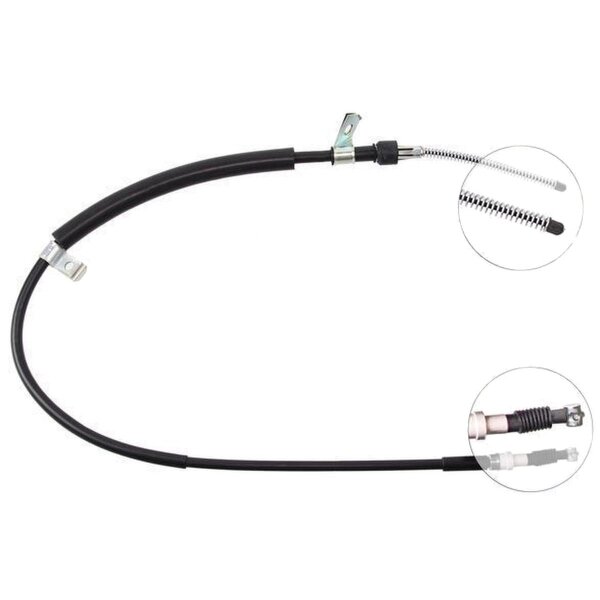 Parking brake cable 1.183 mm drum brake A.B.S. for e.g. MITSUBISHI PAJERO