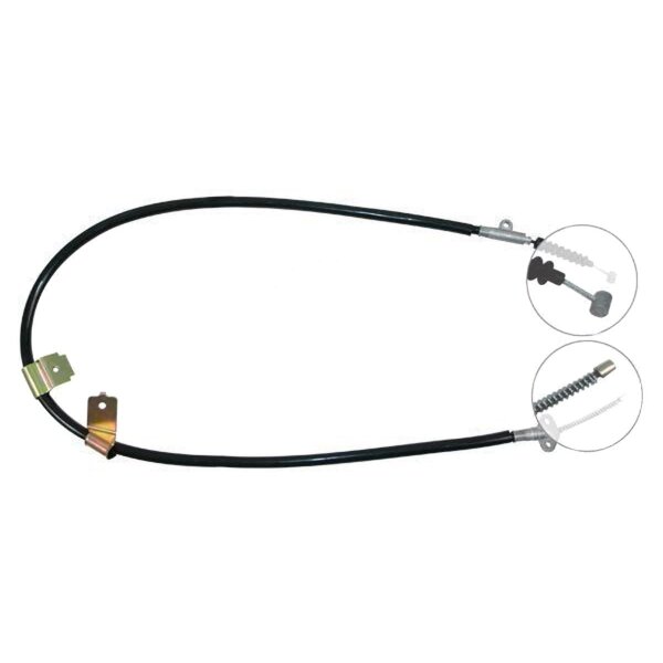 Parking brake cable 1,412 mm drum brake A.B.S. for NISSAN SUNNY and others