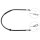 Parking brake cable 1,022 mm drum brake A.B.S. for VOLVO 340-360 and others