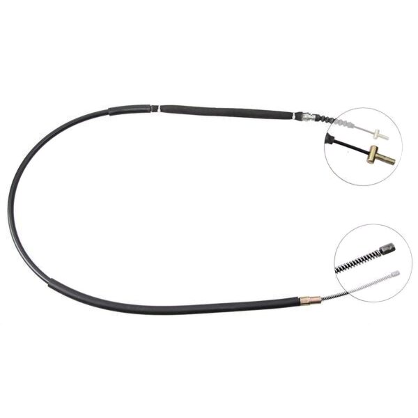 Parking brake cable 1,365 mm drum brake A.B.S. for VOLVO 440 and others