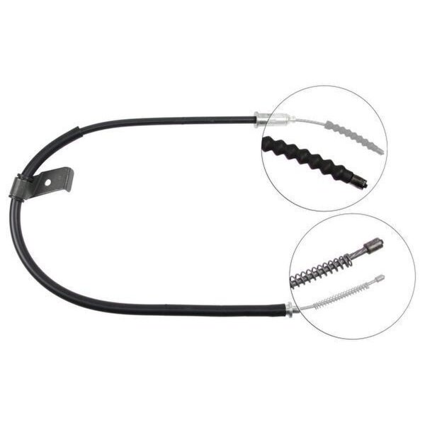 Parking brake cable no rolling 990 mm A.B.S. for NISSAN MICRA