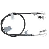 Parking brake cable 1,433 mm drum brake A.B.S. for NISSAN...