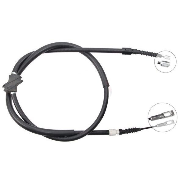 Seilzug Feststellbremse hinten A.B.S. für AUDI CABRIOLET B3