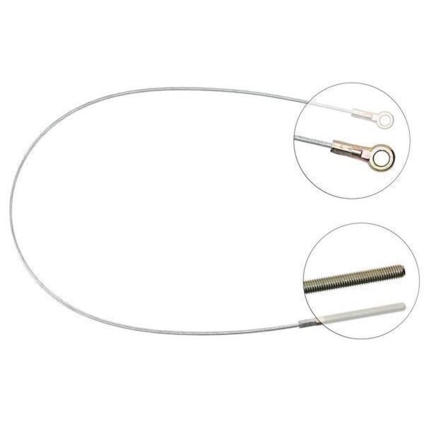 Parking brake cable 670 mm drum brake A.B.S. for VOLVO 340-360 and others