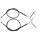 Parking brake cable 2,565 mm drum brake A.B.S. for VW PASSAT and others