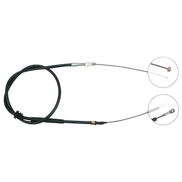 Parking brake cable 2.198 mm disc brake A.B.S. for e.g. VOLVO 740