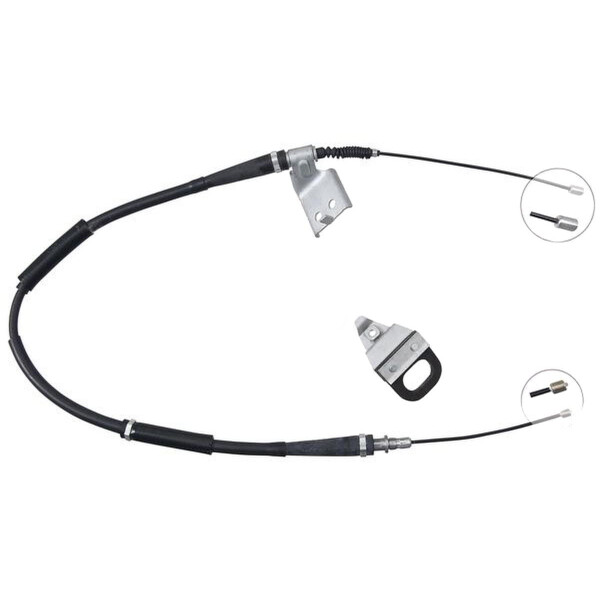 Parking brake cable 1,290 mm drum brake A.B.S. for NISSAN PATHFINDER and others