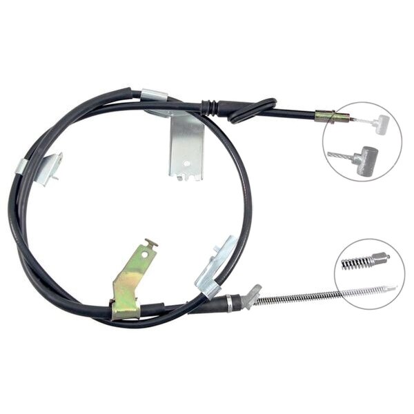 Parking brake cable 1,630 mm drum brake A.B.S. for SUZUKI SWIFT