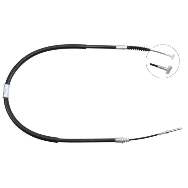 Parking brake cable 1,088 mm discs A.B.S. suitable for TOYOTA PREVIA