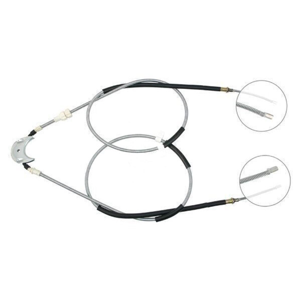 Parking brake cable 3.255 mm drum brake A.B.S. for FORD FIESTA