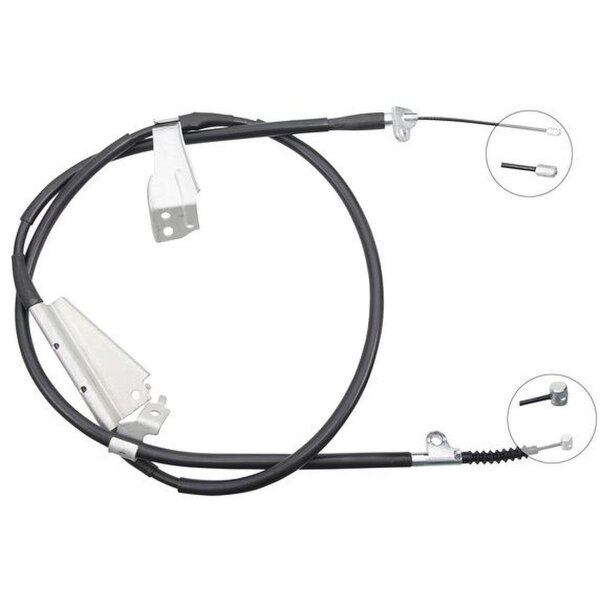 Seilzug Feststellbremse 2.211 mm Trommelbremse A.B.S. für u.a. NISSAN NAVARA