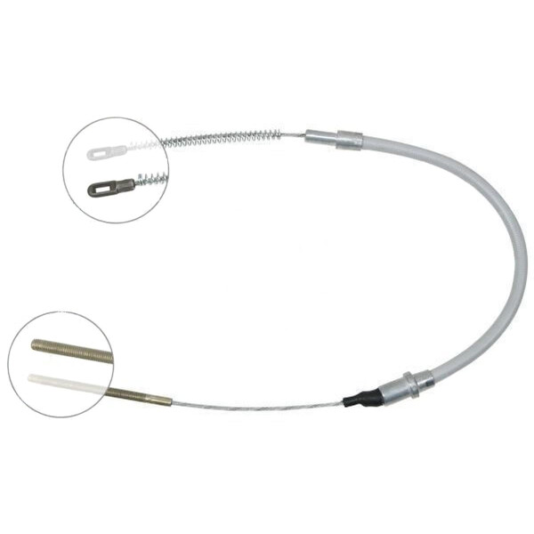 Parking brake cable no rolling 816 mm A.B.S. for e.g. OPEL CORSA