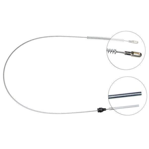 Parking brake cable 960 mm drum brake A.B.S. for e.g. OPEL CORSA