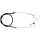 Parking brake cable 2,100 mm drum brake A.B.S. for OPEL FRONTERA