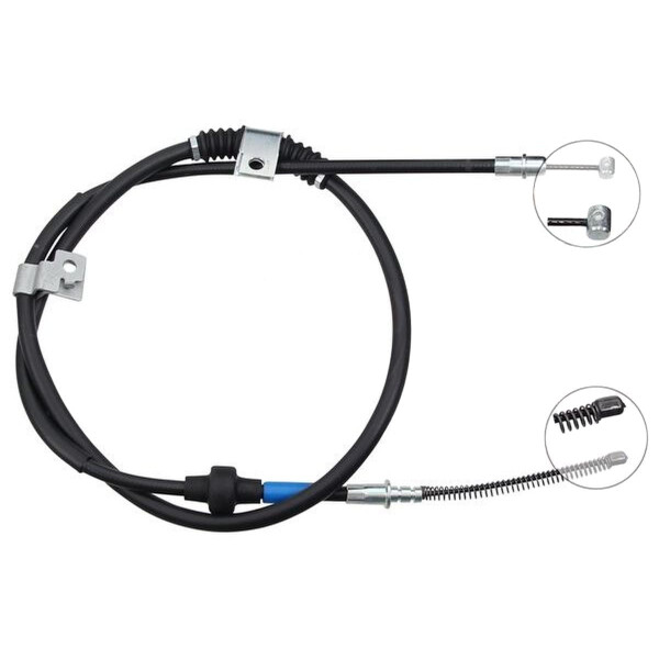 Parking brake cable 1,632 mm disc brake A.B.S. for e.g. MITSUBISHI ASX