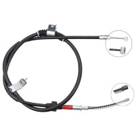Parking brake cable 1,596 mm discs A.B.S. for MITSUBISHI...