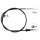 Parking brake cable 1,982 mm disc brake A.B.S. for JEEP CHEROKEE