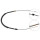 Parking brake cable 872 mm disc brake A.B.S. for e.g. PEUGEOT 405