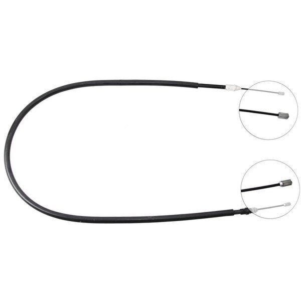 Parking brake cable 1,408 mm disc brake A.B.S. for e.g. RENAULT MEGANE