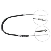 Parking brake cable 745 mm disc brake A.B.S. for PEUGEOT 605