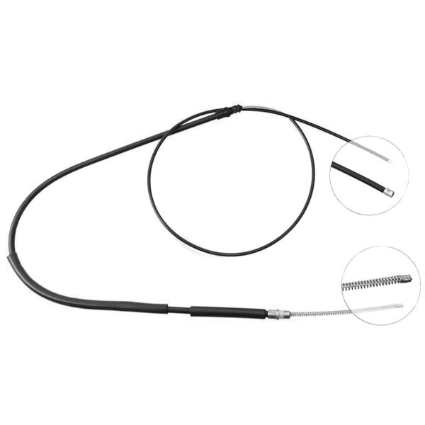 Parking brake cable 1,984 mm drum brake A.B.S. for RENAULT ESPACE and others