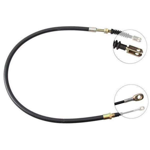 Parking brake cable 1,148 mm A.B.S. for LAND ROVER DISCOVERY and others