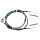 Parking brake cable 1,627 mm drum brake A.B.S. suitable for FORD KA