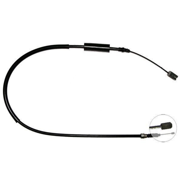 Parking brake cable 1,285 mm disc brake A.B.S. for RENAULT ESPACE