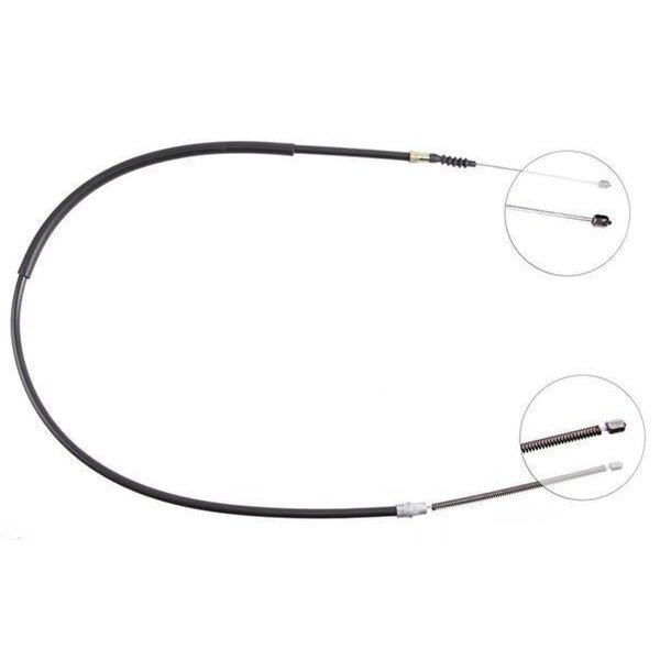 Parking brake cable 1,432 mm drum brake A.B.S. for RENAULT TRAFIC and others