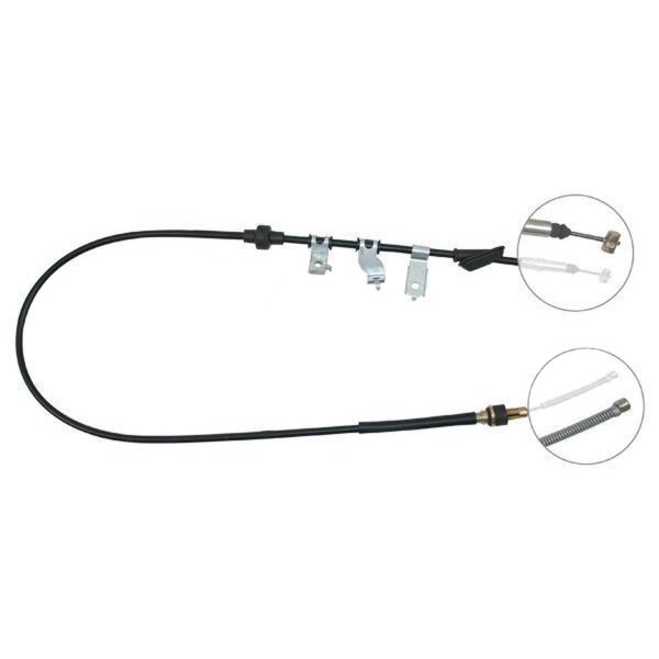 Parking brake cable 1,506 mm drum brake A.B.S. for ROVER 400 and others