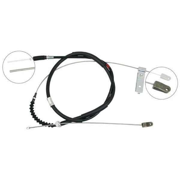 Seilzug Feststellbremse 2.345 mm Trommelbremse A.B.S. für u.a. TOYOTA HILUX