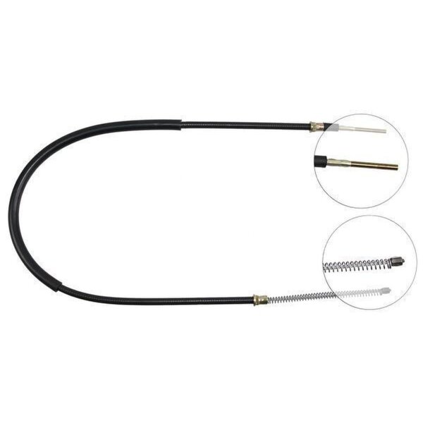 Parking brake cable 1,032 mm drum brake A.B.S. for SUZUKI SAMURAI and others