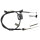 Parking brake cable 1,630 mm drum brake A.B.S. for SUZUKI VITARA and others
