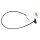 Parking brake cable 1,700 mm A.B.S. for PEUGEOT 406 and others