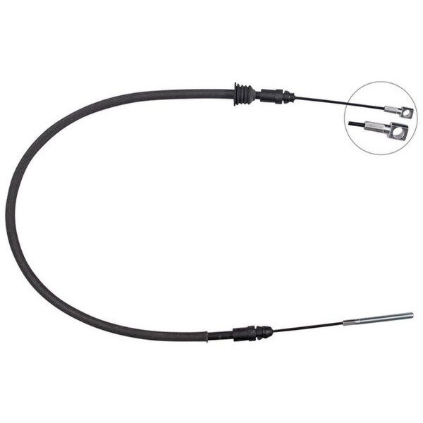 Parking brake cable 1,080 mm disc brake A.B.S. for e.g. RENAULT MASTER