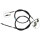 Parking brake cable 1,328 mm drum brake A.B.S. for OPEL ASTRA and others