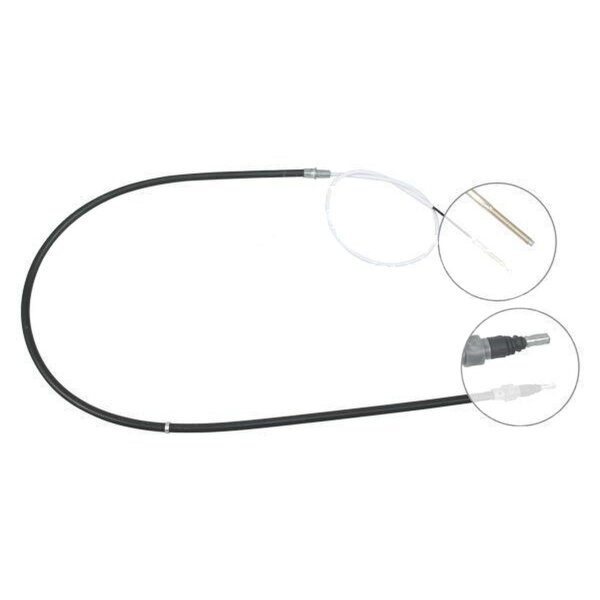 Parking brake cable 1,723 mm disc brake A.B.S. for VW PASSAT and others