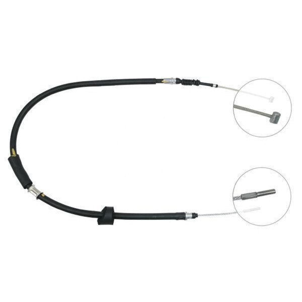 Seilzug Feststellbremse 1.215 mm Trommelbremse A.B.S. für u.a. TOYOTA HIACE