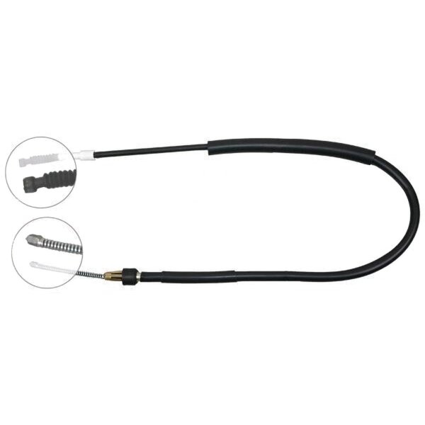 Seilzug Feststellbremse kein Wegrollen 1.210 mm A.B.S. für TOYOTA PREVIA