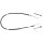 Parking brake cable 1,480 mm drum brake A.B.S. for TOYOTA STARLET