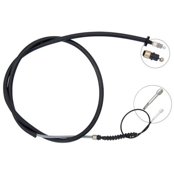 Parking brake cable 2.180 mm drum brake A.B.S. for TOYOTA HILUX