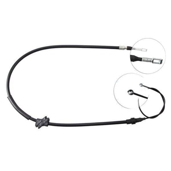 Parking brake cable 1,455 mm disc brake A.B.S. for e.g. AUDI 100